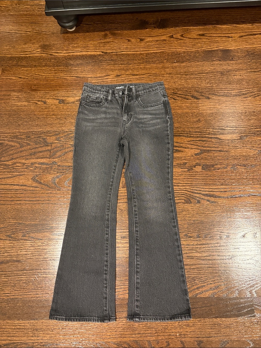 Kids Old Navy High-Rise Black Flare Jeans